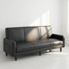 LTJ 각도 조절 접이식 소파 베드 RKL12 220cm 방문설치, 블랙