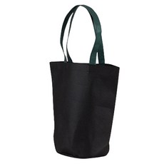 리빙앤도 다용도 기프트 쇼핑 토트백 M, 블랙, 1개