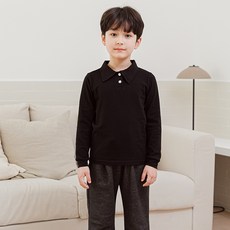 Uravi Bekiju 兒童Hicks雙鈕扣翻領T恤