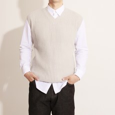 抓絨男士季節性針織背心