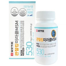 일양약품 관절킹 미라클 MSM, 1개, 120정