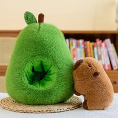 카피바라 인형, 35cm, 아보카도, 1개
