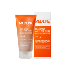 MED-LINE 青梅磨砂多合一洗面乳, 150ml, 1入