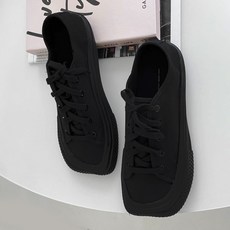 플랙슈 여성용 코튼 스니커즈 뮬 블로퍼 2cm