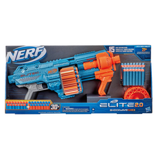Hasbro 孩之寶 NERF 菁英系列 玩具槍, 藍色 + 橘色 + 灰色, 1個