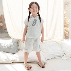 Bebezoo 兒童款 Just Be 連帽上下套裝