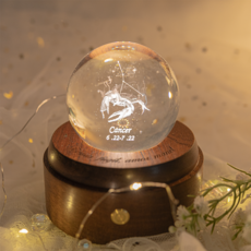 FULLTEM 哈爾的移動城堡OST音樂盒星座心情燈, 06 巨蟹座