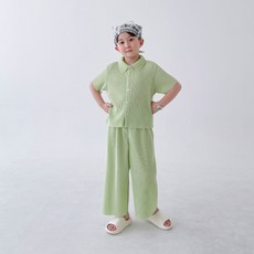 베리클로젯 남아용 냉감 통기성 썸머 베케이션 상하의 세트