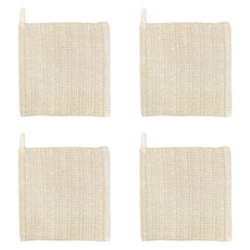 月光氣球 零廢棄廚房麻布菜瓜布, 1個, 4個