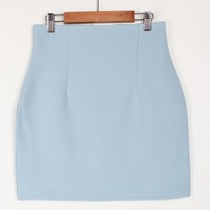 PAEPAE 女款開衩彈力迷你裙
