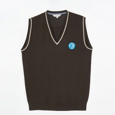 校服Mall兒童款米色線條校服背心