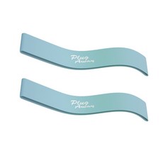 나야스타일 요가 라텍스 밴드 0.7mm YGYP-84-2 2p, 블루