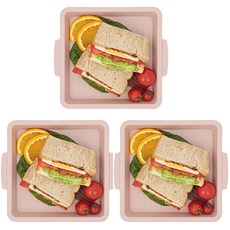 裝飾方形擺盤, 3個, 沙米色, 單品