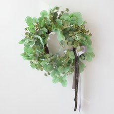 BLOOMING&ME 人造花環 L號 60cm, 綠色