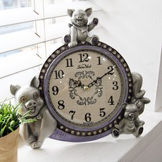 靜音幸福福豬鑄造桌鐘 HSC-110S, 主席