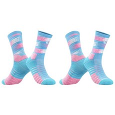 SNF 時尚色彩健身襪 JIA08 2雙 05 SB2, 混色, 2個