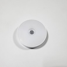 nOVA LIVING 免鑽孔黏貼式電池供電無線圓形感應燈, 白色, 2個