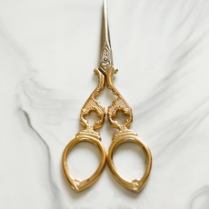 케이트가든 클로버 쪽가위, 골드, 1개