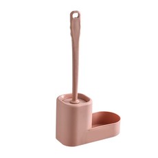 퀵살림 긴 손잡이 벽걸이형 화장실 청소 브러쉬, 02 빨간색, 1개