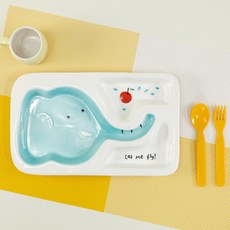 印花陶瓷餐盤, 大象款, 單品