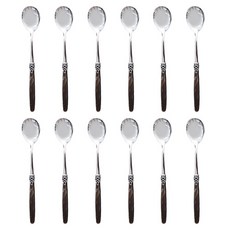 DOMUS&DESIGN Gioiello 韓式湯匙 J443, 珍珠棕, 12個