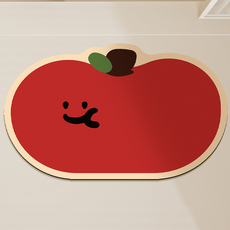 모픽 스마일 두두 규조토 발매트, 사과