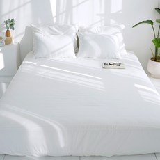 SCOHome Luxi 40支純棉斜紋飯店式單層床墊套 40cm
