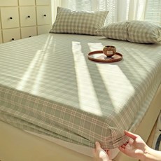 언헤브 러블리 체크 매트리스 커버