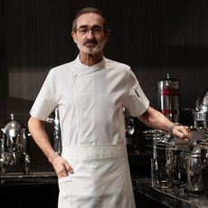 Loving Lab涼爽按扣短袖廚師服 S-08