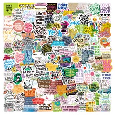 잇홈 귀염뽀짝 다꾸 스꾸 폰꾸 감각적인 타이포 그라피 스티커 200종 세트, 혼합색상, 1세트