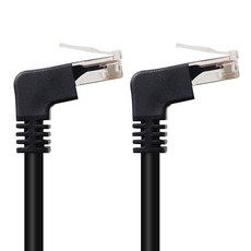 넥스트링크 UTP CAT.6 랜케이블 양방향 상향 꺾임, 1개, 2m