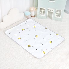 OYBY Marvell棉質無螢光防水毯, 象牙白