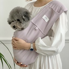 Bonjour Toutou 寵物舒適神奇斜背包, 1個, 紫羅蘭色