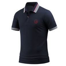 DAKUANG 男士 Redditgo PK 短袖刺繡翻領T恤 E04JKA_JC3851