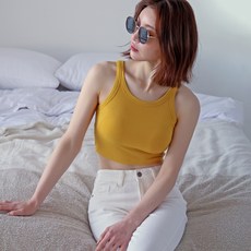 arua 아루아 어반 크롭 비스코스 브라탑