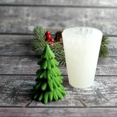 聖誕5層樹矽膠模具, 單一顏色