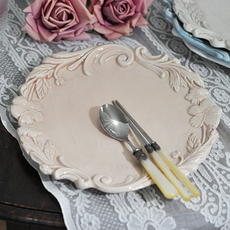 ELIOS My Flower B型晚餐盤, 粉紅色, 1個