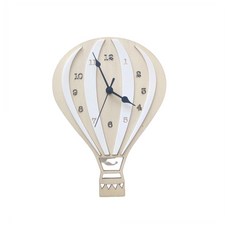 센스라이프 열기구 벽시계, 화이트