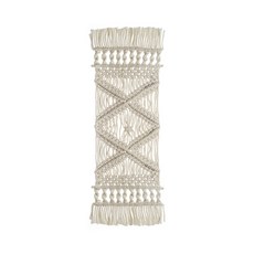 GUNU室內裝飾杯墊餐墊 長方形 扭結圖案 持架 1個, 單色