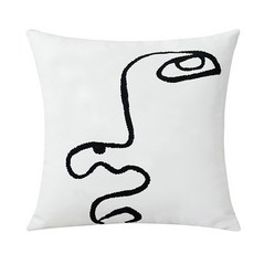 Moment 線條簡約藝術抱枕 CJ-BR50, 混合顏色