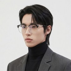 라피던트 남녀공용 빅 오버 하금테 티타늄 빅터 안경