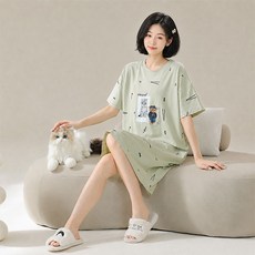 I CAN SIMPLE 孕婦可愛日常居家連身裙 F款