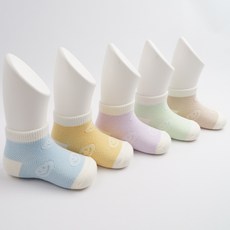 VIVA7 兒童Happy Net網眼腳踝襪5件組