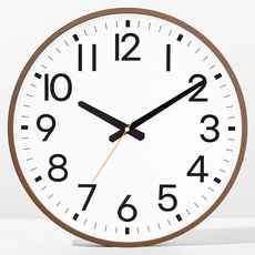 Marchenmond 韓國製 Royal 大型靜音掛鐘 40cm, 棕色