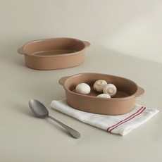 Bairim 焗烤盤, 2個, 大地棕