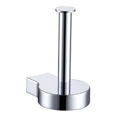 JCP 免打孔鋼製捲筒衛生紙架, 銀色, 1個