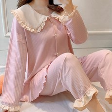 에스텔라 카라 베어 임산부 잠옷 상하 세트 PJM410