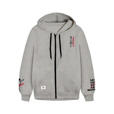 素色拉鏈連帽外套