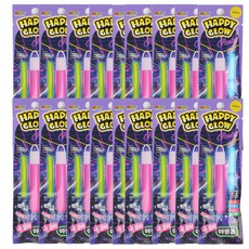 快樂發光螢光棒項鍊, 18個, 隨機出貨