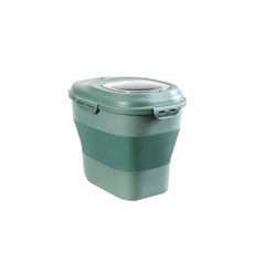 可調節家用密封型米桶, 綠色